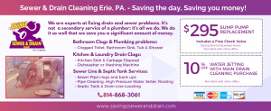 drain cleaning coupons erie pa